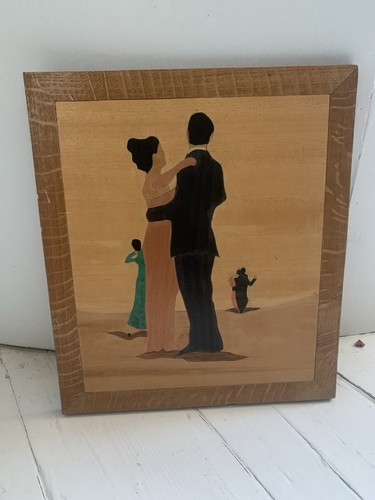 Marquetry wood picture - marquetry, of